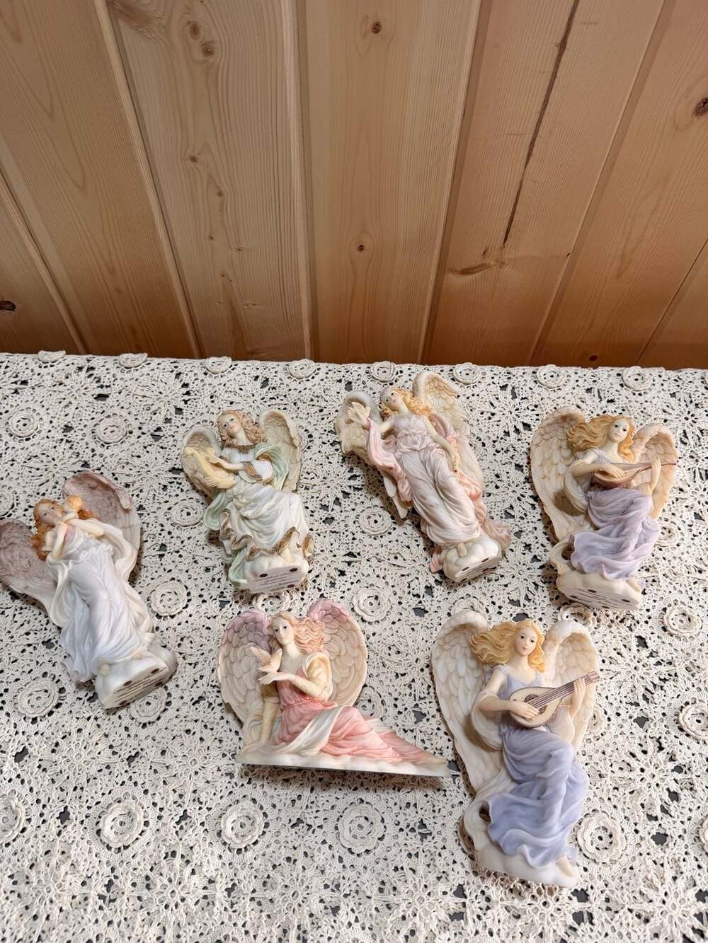 Angel Figurine Seraphim Classics Cymbeline Peacemaker Lot Of 6